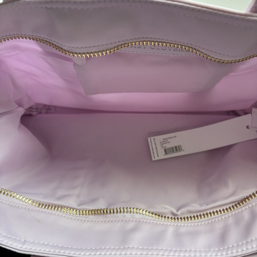 NWT Stoney Clover Lane Mini Tote Bag Grape Crossbody Strap - Small Flaw - Picture 14 of 16